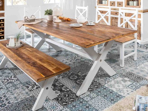 Novo Premium Solid Mango Wood Table Dining Set