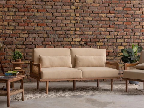 Viktor Modern Wooden Sofa