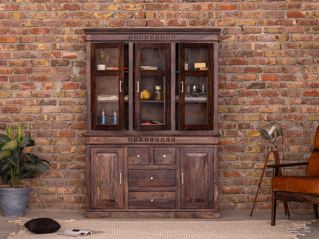 Gangaur Solid Wood Storage Cabinet #11