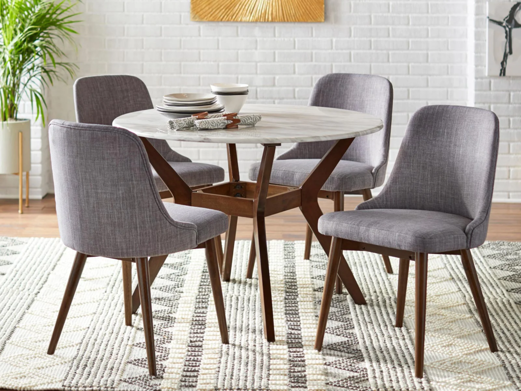 Grey Dining Table Set