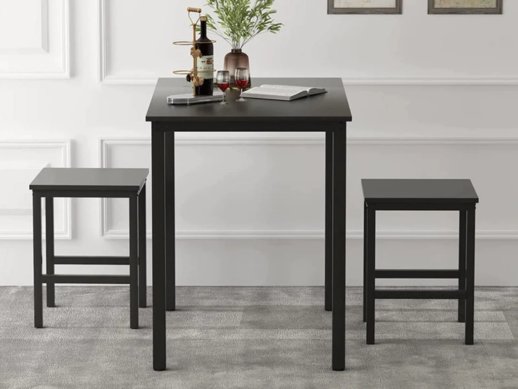 Black Dining Table Set