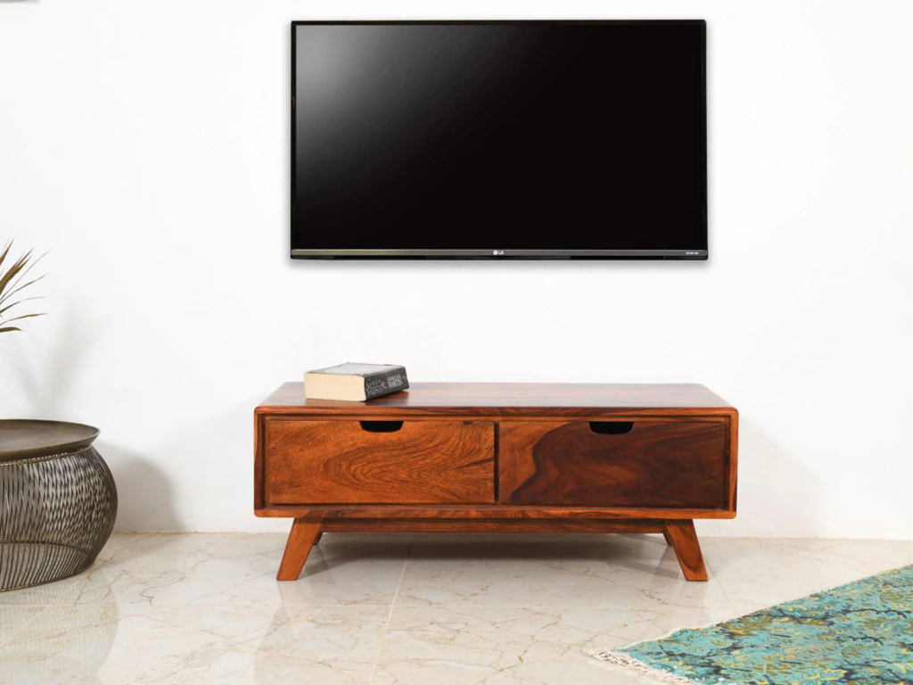 Aristocrat Modern Solid Wood TV Unit #3