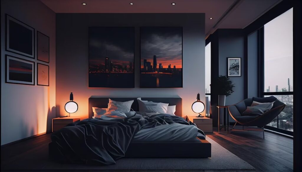 bedroom lighting