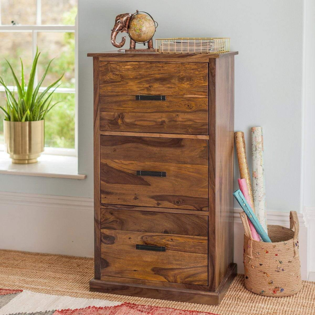 Mehran Sheesham Wood Dresser Cabinet #2